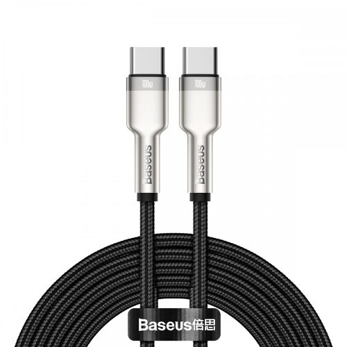Baseus Calufe USB-Type C - 200 cm, 20 Ampere / 100W Ladung, Metallkopf, Perlendeckel - schwarz
