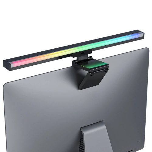 BlitzWolf® BW-CML2 Pro - Gamer RGB Monitor LED-Lampe mit Touch und Fernbedienung - Augenschutzbeschichtung, 400-1000 Lux, 2700K-6500K Farbtemperatur, USB-Stromversorgung