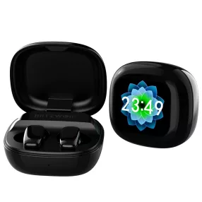   Blitzwolf® BW-FYE16 Plus – ANC, 32 Stunden Betriebszeit, beeindruckender Bass und Höhen, Ladebox mit Farb-LCD-Touch-Taste