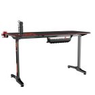 BlitzWolf BW-GD2 Gaming-Schreibtisch – Großes, robustes Design mit Kopfhörern und Getränkehalter
