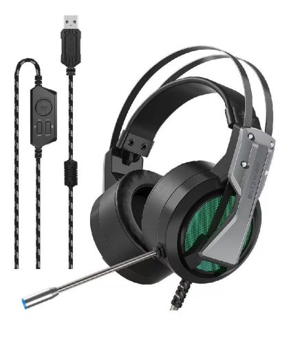 5.1 Surround-Gamer-Kopfhörer - BlitzWolf BW-GH1; RGB LED, Rauschunterdrückung, ergonomisches Design