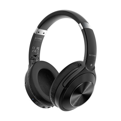 BlitzWolf® BW-HP3 - Bluetooth-Kopfhörer - Geräuschunterdrückungsmikrofon, 40-mm-Lautsprecher, 10-Stunden-Betrieb, tiefer Bass, Stereoklang