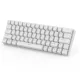 BlitzWolf BW-KB1 Gamer-Tastatur - Mechanische Tasten, RGB-LED-Beleuchtung, kabelgebunden und kabellos, IPX4 - Weiß