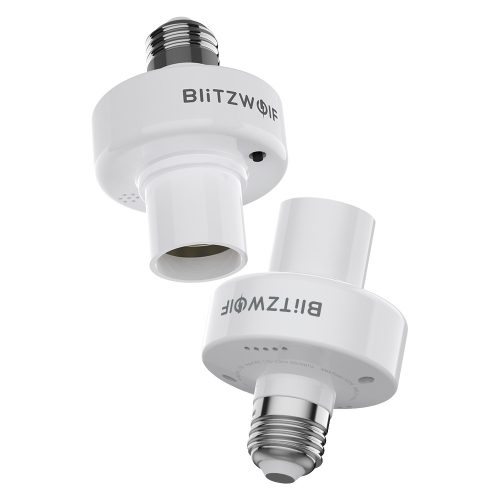 BlitzWolf®BW-LT30 E27 WIFI Smart Bulb Base Adapterhalter, App und Sprachsteuerung