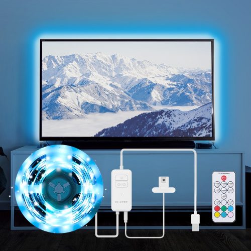 BlitzWolf® BW-LT32 2M USB-RGB TV Streifenlicht Kit