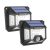 2 Solarlampen für den Außenbereich - BlitzWolf BW-OLT3 mit Bewegungsmelder, IP64 wasserdicht