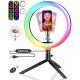 Lighting Selfie Ring / Hoop - Blitzwolf BW -SL5, Fernbediener + variable Farben und Farbtemperatur