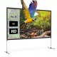 BlitzWolf® BW-VS6 -100 Zoll Projektionsleinwand mit stabilem Standfuß. 4K-Auflösung 16:9, faltbar, knitterfrei, einfache Installation