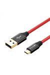 1M, Micro USB -BlitzWolf Ampcore BW-MC7 2.4A Kabel (Gold-Muster) Datenübertragung & Ladekabel mit Magic Tape Stra 1M, Micro USB -BlitzWolf Ampcore BW-MC7 2.4A Kabel (Gold-Muster) Datenübertragung & Ladekabel mit Magic Tape Stra