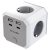 BlitzWolf® BW-EC2 - USB-Ladegerät und Splitter zur Wandmontage: 4x 230V + 2xUSB-A & 2x USB-C Ladeports