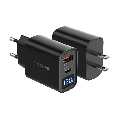 BlitzWolf® BW-S19 - 20W Quick Charge: 1xQC3.0 + 1xPD3.0, Netzteil (1x USB-C + 1x USB-A)