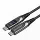 USB-Type-C-zu-Type-C-Kabel – BlitzWolf® BW-TC25 – 1,2 Meter lang, LED-Anzeige, 240W PD3.1-Ladeleistung