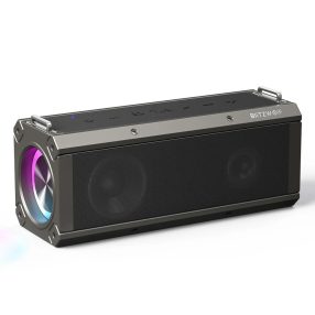   BlitzWolf® BW-WA3 Pro – 120W Bluetooth-Lautsprecher mit 2 dezidierten tiefen + 2 hohen Lautsprechern, tiefen Bässen, 16000 mAh, RGB-Leuchten