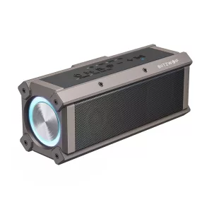   BlitzWolf® BW-WA3 - 100W Bluetooth-Lautsprecher. 4 Lautsprecher, tiefer Bass, 5000mAh, RGB-Beleuchtung