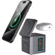Blitzwolf BW-i113 – 105-W-Tischladestation – 3x USB-C + 1x USB-A + 2x kabelloses (Qi) Laden