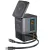 Blitzwolf BW-i116 Max – Desktop-Ladestation – mit integriertem, einziehbarem USB-C-Kabel und kabelloser Ladefunktion (Qi) 6 port