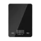 DIGOO DG-TGK1 - Küchenwaage digital, max 5kg, Genauigkeit bis 1g (Schwarz)