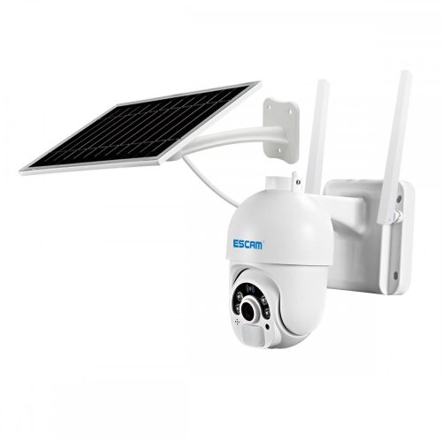 ESCAM QF450 - IP dome Kamera mit 4G-SIM-Karte + Solarpanel: 1080P HD, Outdoor, Farb-Nachtsicht, Zwei-Wege-Audio, IR 20 m