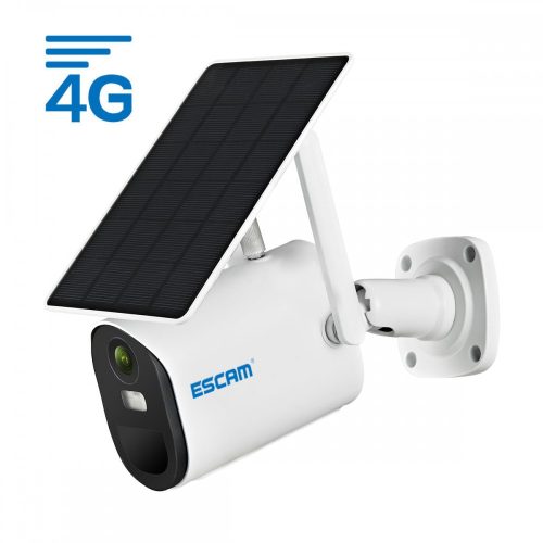 ESCAM QF490 - IP-Kamera mit 4G-SIM-Karte + Solarpanel: 1080P HD, Outdoor, Farb-Nachtsicht, Zwei-Wege-Audio, IR 20 m
