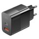 ESSAGER® ES-CD29 – 33-Watt-USB-Schnellladegerät – 2 Anschlüsse (1x USB-C + 1x USB-A) für Android, Apple und Windows