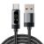 ESSAGER ES-X64 – 1 Meter langes Type-A - Type-C Kabel. Digitalanzeige, 100-W-Ladefunktion, Perlmuttstoffbezug