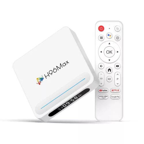 H96MAX H618 Plus - 4+32G Android™ 14 TV Box - 8K Ultra HD Smart Streaming Medienplayer. Quad Core processor, WiFi 6