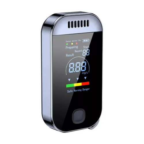 HiGi C37 Professioneller Alkoholtester mit LCD-Display – einfach, Inhalationsanwendung, hohe Empfindlichkeit
