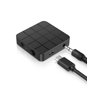   HiGi® KN321 - Bluetooth 5.0 Audioempfänger und Senderadapter in einem (2 in 1) 6 Stunden Akkulaufzeit, geringe Größe