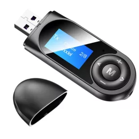   HiGi® T13 - LED -Display USB Bluetooth 5.0 Audioempfänger und Senderadapter in einer