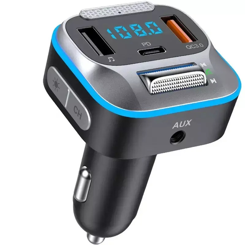HiGi® - T73 Auto-Bluetooth-V5.0-FM-Transmitter und Auto-USB