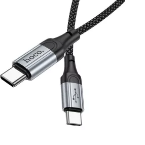   HOCO X102 – Premium-Schnelllade- und Datenkabel – USB Typ-C auf USB Typ-C, 60 W (1 Meter)