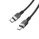 HOCO X109 ENERGY SILICONE - 2 Meter, USB Typ-C auf USB Typ-C Premium Schnelllade- und Datenkabel, 60W