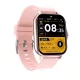 HryFine Y13 Smartwatch – Rosafarben, Silikonarmband – 5 Tage Akkulaufzeit, IP67, Bluetooth-Anrufe, Nachrichten, Gesundheit