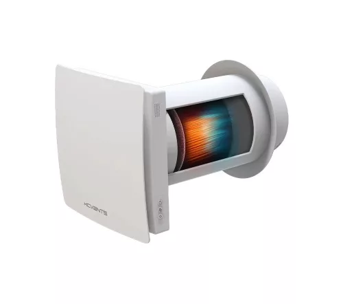 KCvents VT501 SMART, Keramik-Wärmerückgewinnungs-Lüftungsgerät für Einzelräume. App-Steuerung, 90 % Wirkungsgrad, 60 m³/h
