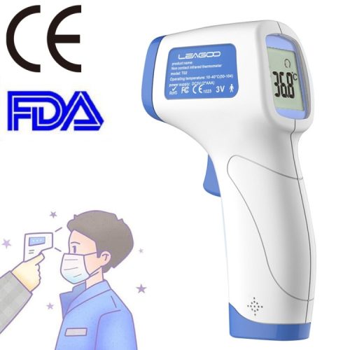 Leagoo T02 Kontaktlos Stirnthermometer - Infrarot Fieberthermometer Digitales mit Sofortige Messung, Fieberalarm - Geeignet für Baby, Erwachsener und Oberfläche