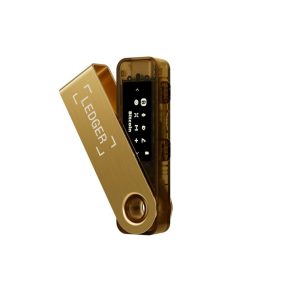   Ledger Nano S Plus Gold Crypto Hardware Wallet – Schützen Sie Ihre Krypto, NFTs und Token
