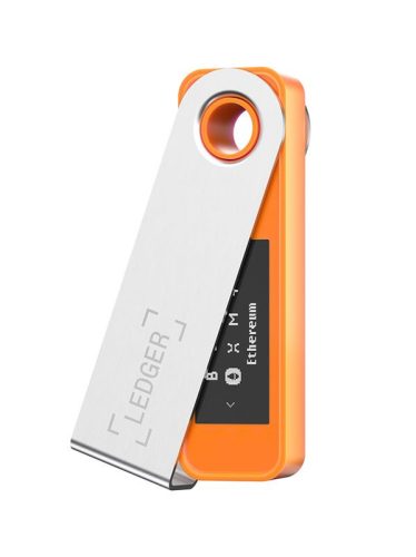 Ledger Nano S Plus orange Crypto Hardware Wallet – Schützen Sie Ihre Krypto, NFTs und Token