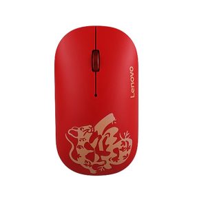   Lenovo Air Handle Wireless Mouse -2,4 GHz Wireless-Verbindung, 10 Meter Reichweite - Silber