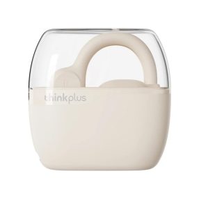   Lenovo Thinkplus LP76 Kopfhörer – Ohrbügeldesign, Mikrofon mit Geräuschunterdrückung, 10 Stunden Nutzung, BT5.3, IPX3 – Weiß