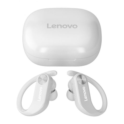 Lenovo LivePods LP7 Kabellose Sportkopfhörer Weiß - Ohrbügel, BT5.0, IPX5 wasserdicht, 8 Stunden Nutzungsdauer