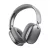 Lenovo® TH60 Bluetooth-Kopfhörer – ANC: Aktive Geräuschunterdrückung, Mikrofon, satter Bass. 28 Stunden Akkulaufzeit – Silber