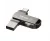 Lexar® JumpDrive® D400 USB 3.1 Typ-C Dual-Slot-Metall-USB-Stick – für Smartphone und Computer. Aluminiumgehäuse, 128 GB