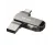 Lexar® JumpDrive® D400 USB 3.1 Typ-C Dual-Slot-Metall-USB-Stick – für Smartphone und Computer. Aluminiumgehäuse, 64 GB