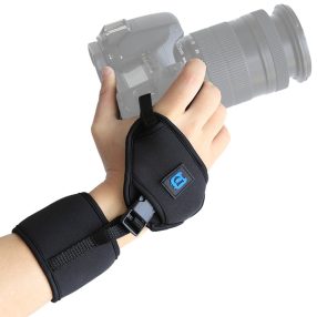   PULUZ Handgelenk-DSLR-Kamerahalterung – weiche Neopren-Handschlaufe mit 1/4-Zoll-Schraube aus Kunststoff