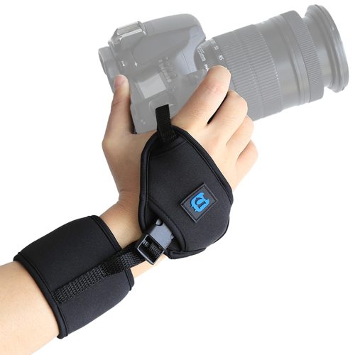 PULUZ Handgelenk-DSLR-Kamerahalterung – weiche Neopren-Handschlaufe mit 1/4-Zoll-Schraube, Kunststoffplatte für Spiegelreflex-/DSLR-Kameras (PU224)