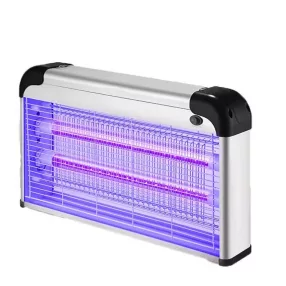   Pittar® HS31 - elektrische Insektenfalle mit UV-Lampe, für 80m2 Fläche, 40cm Länge, 220 Volt Betrieb, Aluminiumgehäuse