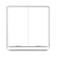 RSH ESW-2WAA-EU WiFi - SMART, wandmontierter, mechanischer Lichtschalter mit 2 Schalter - Tuya App, Google Home, Amazon