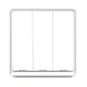 RSH ESW-3WAA-EU WiFi - SMART, wandmontierter, mechanischer Lichtschalter mit 3 Schalter - Tuya App, Google Home, Amazon