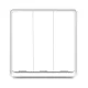 RSH ESW-3WAA-EU WiFi - SMART, wandmontierter, mechanischer Lichtschalter mit 3 Schalter - Tuya App, Google Home, Amazon