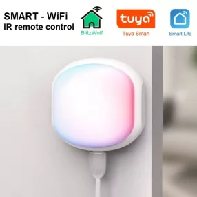   RSH IR10 PRO Smart-Infrarot-Fernbedienung - Fernseher, Klimaanlage usw. für seine Kontrolle über das Internet. Timing, Sprachanweisungen, 360°-Reichweite